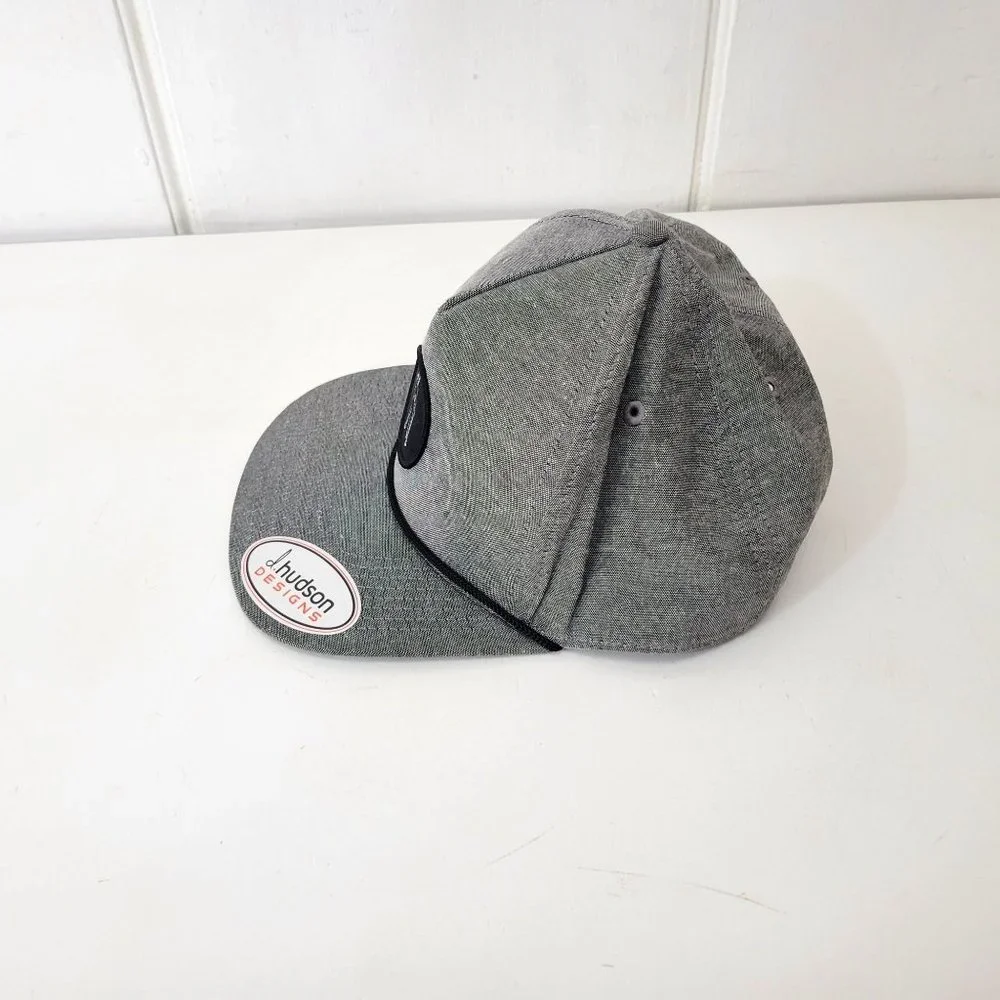 d. Hudson Designs Gray Snapback Cap NWT - Picture 2 of 8